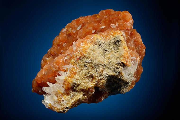 COLEMANITE on CALCITE